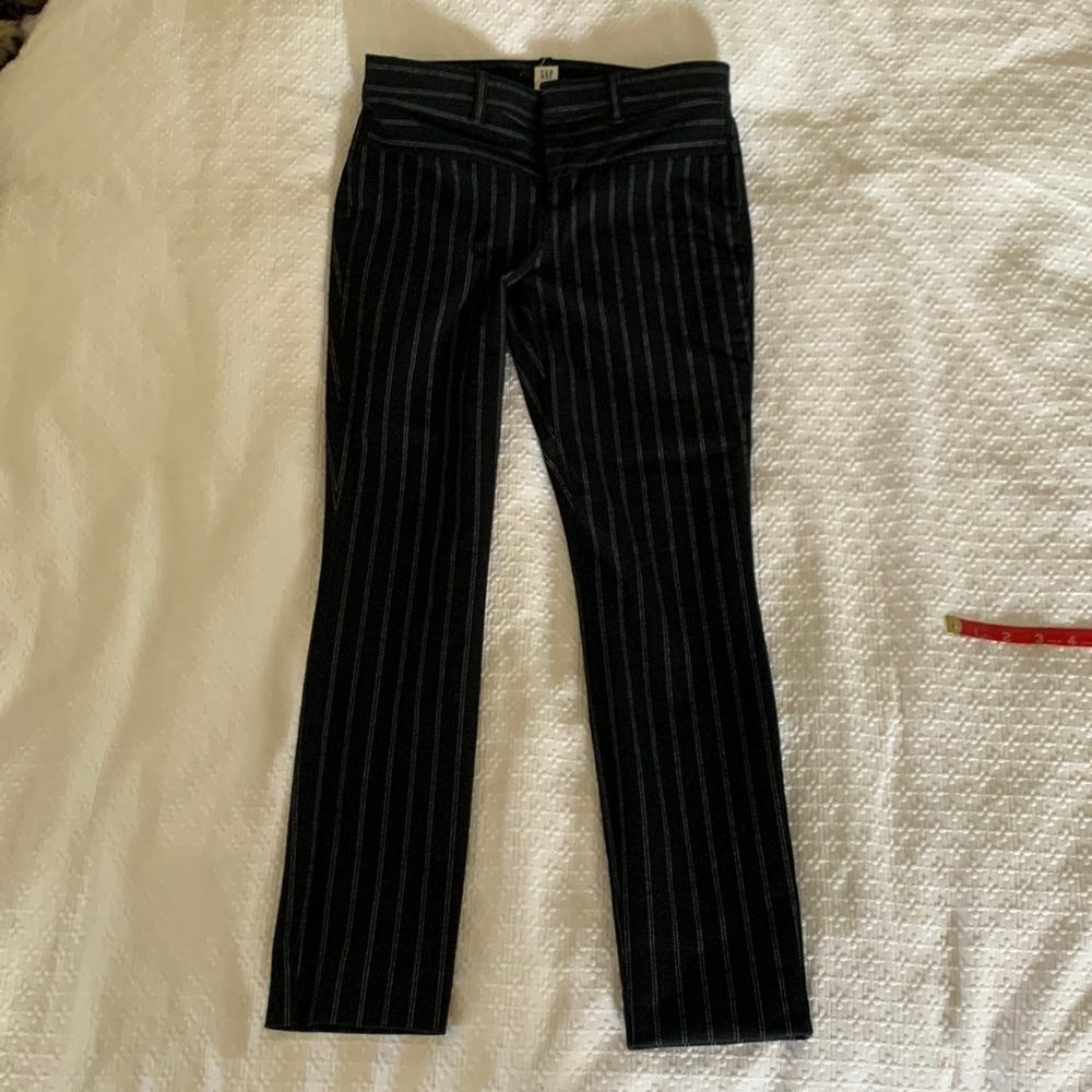 Gap pinstripe cropped pants